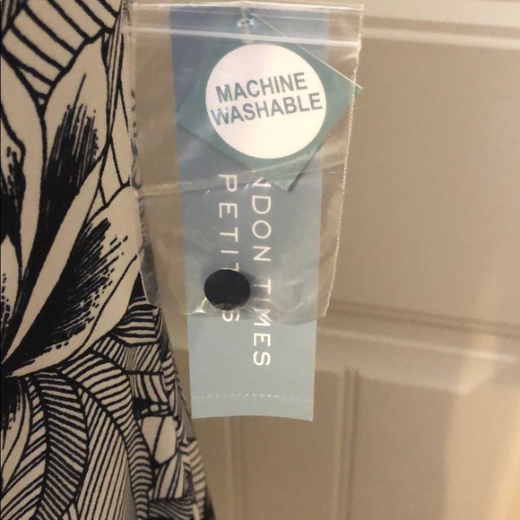 NWT London Times Floral Print Dress - Picture 4 of 5